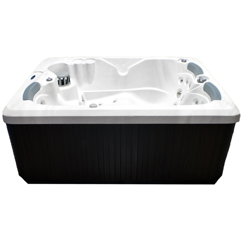 3-Person 38-Jet Hot Tub with Stainless Jets and Ozone System