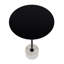 Kerstin 13.75 in. W Round Iron and Marble Side Table
