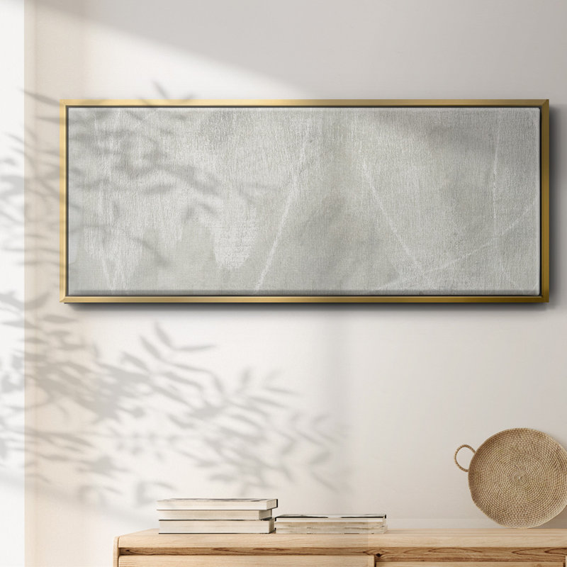 Stone Shadows II- Framed Canvas, 24" H x 60" W