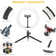 10" LED Ring Light with Tripod and Cellphone Holder 3 Colors Dimmable