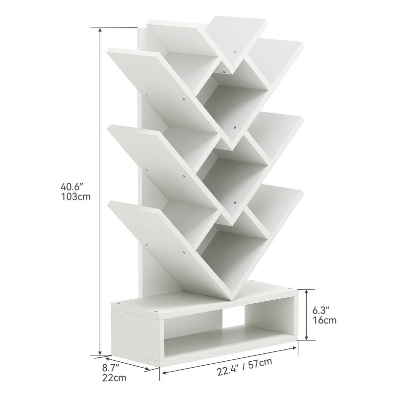 Northpoint 103cm H x 57cm W Standard Bookcase