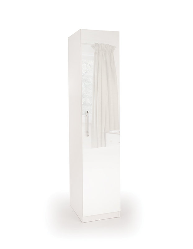 Beverley 1 Door Manufactured Wood Wardrobe