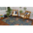 Rolla Machine Woven Floral Indoor/Outdoor Rug -920381701