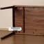 Table en bois de noyer noir simple et durable
