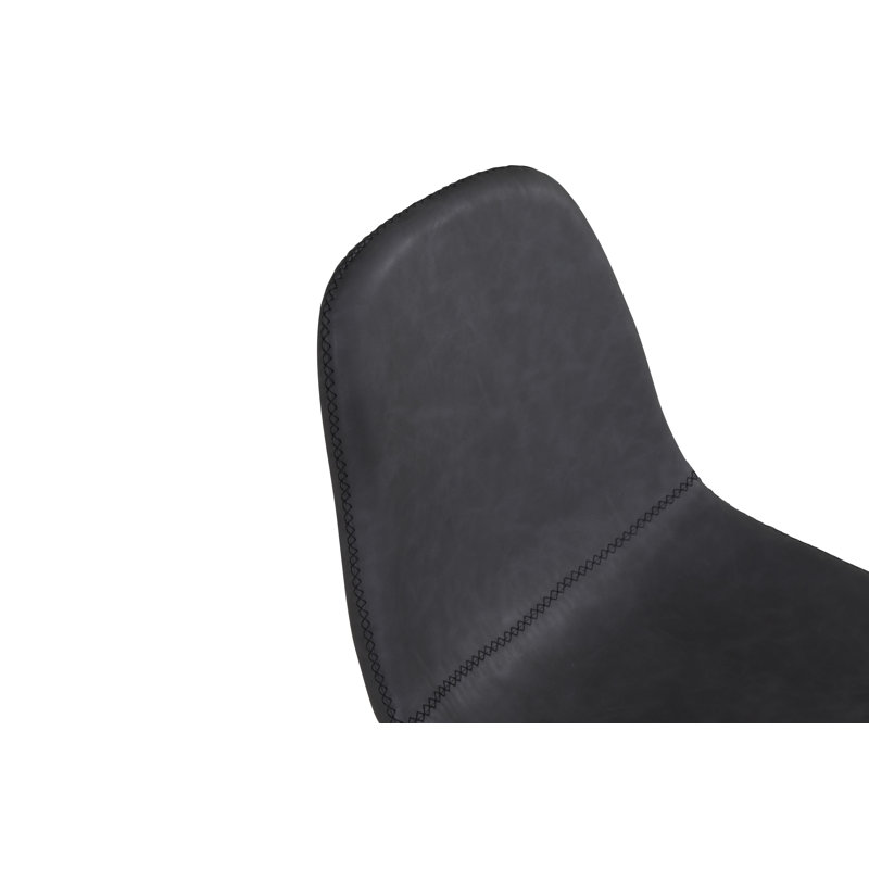 Anjaly 48cm H Upholstered Side Chair, Black