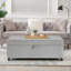 Grand repose-pieds de rangement avec roulettes Modern-102068348