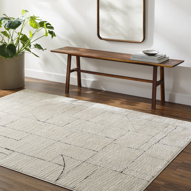 Asfand Cream/Light Gray Area Rug