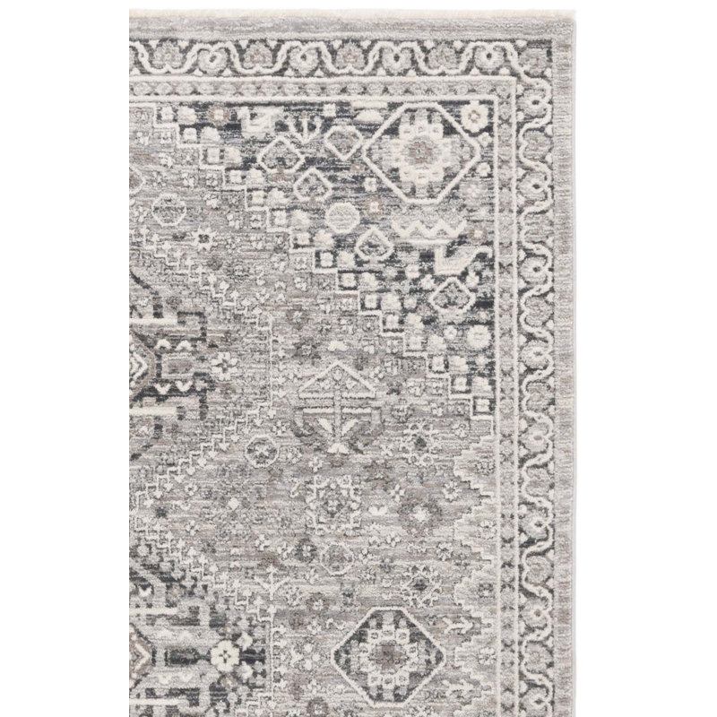 Tapis oriental en polyester 1274 Clover, Rectangulaire 8 pi x 10 pi