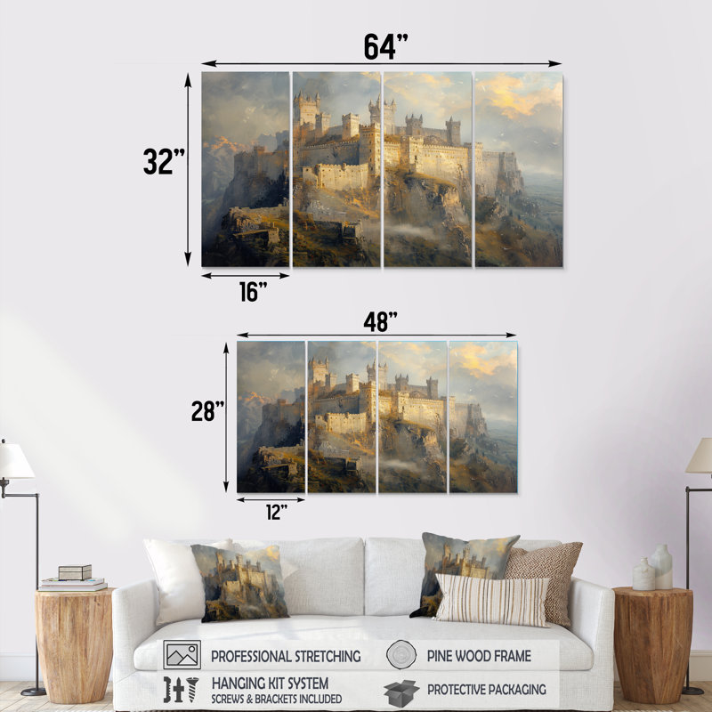 Ensemble de salon Jacquelyn - Châteaux, H 28 po x l 48 po