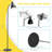 Floor Lamp, 5000K Full Spectrum 25W LED Grow Light For Indoor Plants - 55" H Floor Stand, Adjustable Angle With On/Off Switch?