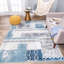 Tapis bleu / gris Alvardo-629925830