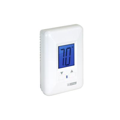 THERMOSTAT NON-PROGRAMMABLE HYD WITH FAN SWITCH 120V 2 CIRCUIT LINE VOLTAGE 12 .5 AMP
