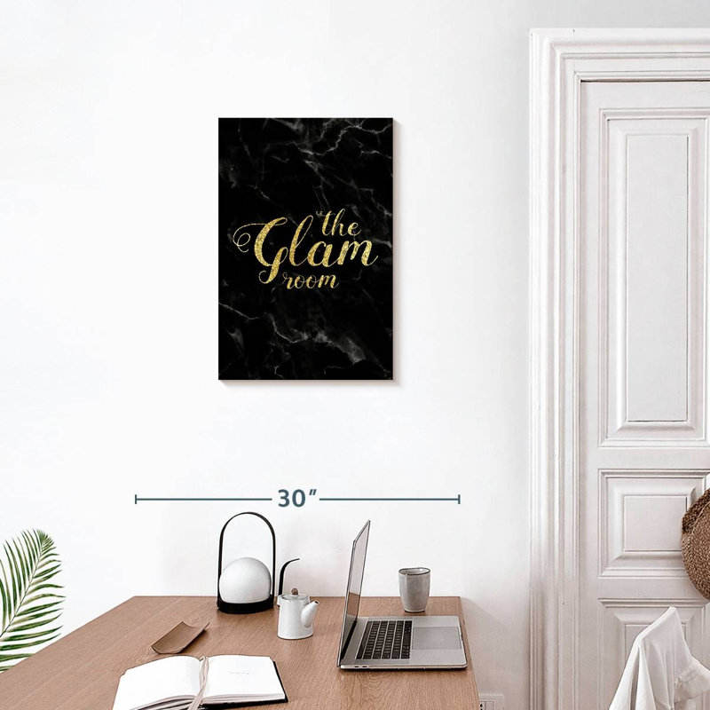 Marble Glam Room, H 24 po x l 16 po