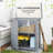 Outdoor Storage Cabinet With Shelf And Metal Tabletop-1365873285