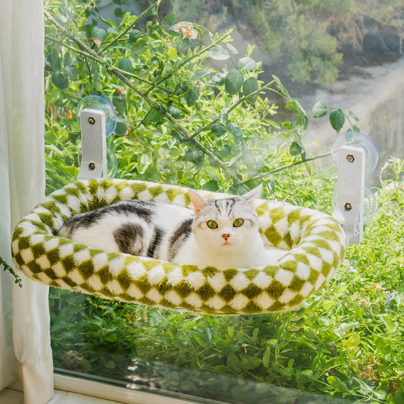 Cotton Hammock Pet Bed, Green