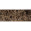 12" x 5" Polished Marble Bullnose Tile Trim in Brown