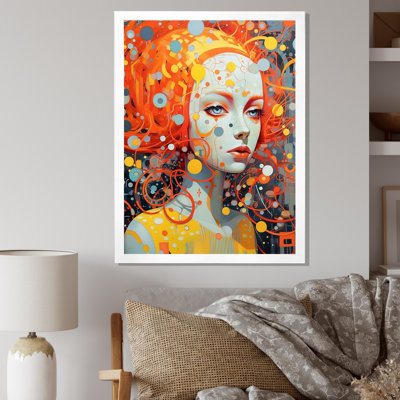 «Beautiful Robotic Girl Dreaming of Love», reproduction sur toile
