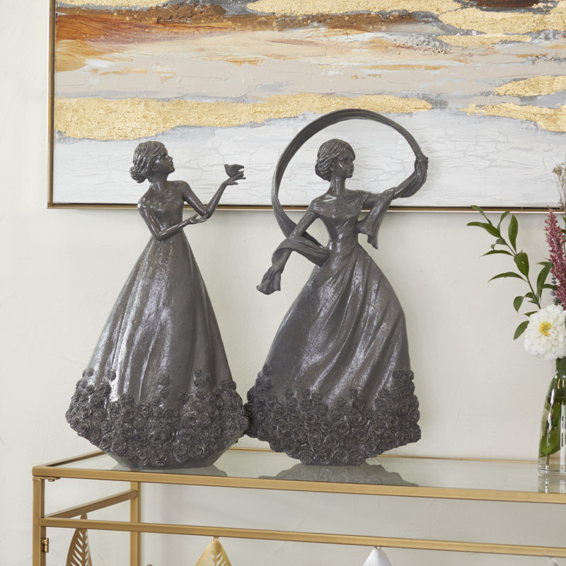 Ensemble de 2 figurines en résine