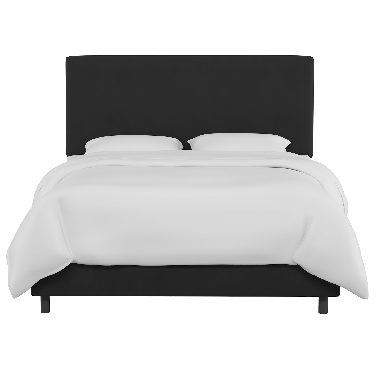 Eisley Upholstered Bed, California King, Classic Black Performance Velvet