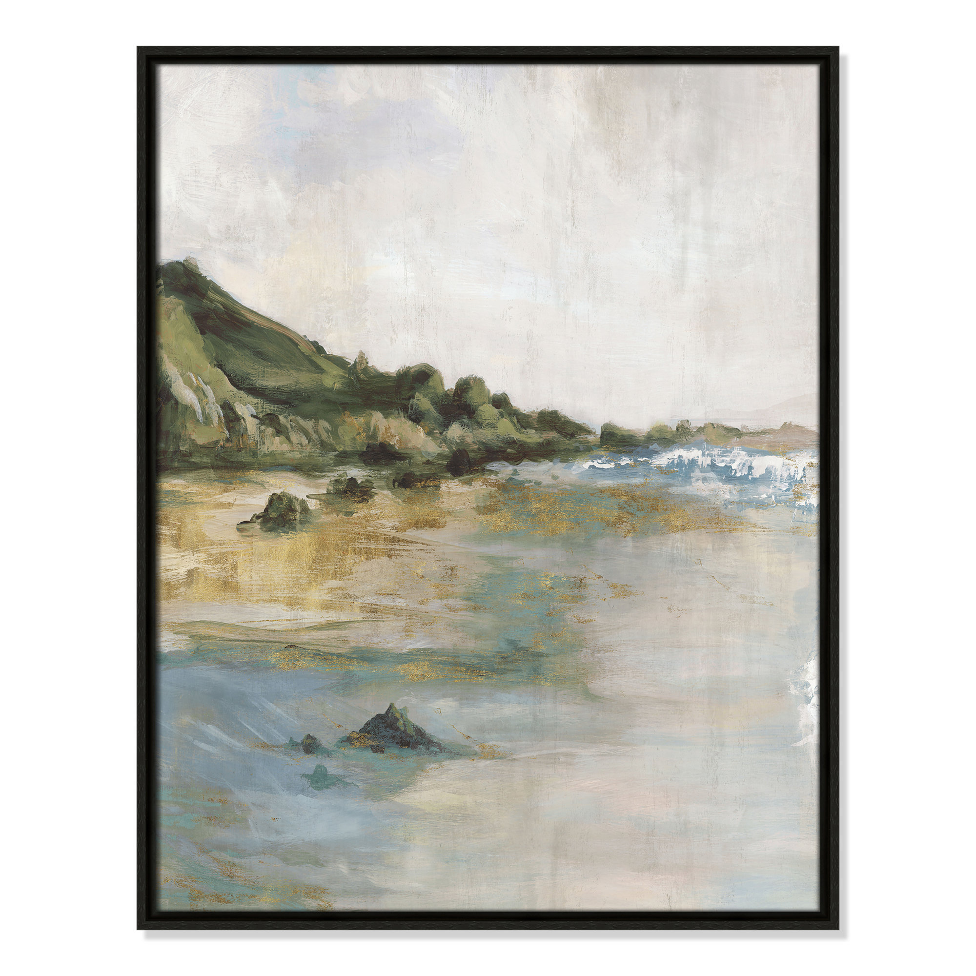 Tide’s Edge Print by , Espresso, 29.5" H x 23.5" W