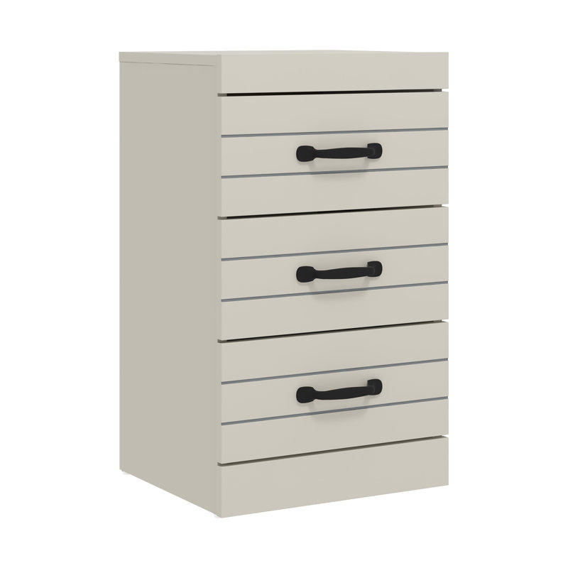 Allington Bedside Table, Light Grey