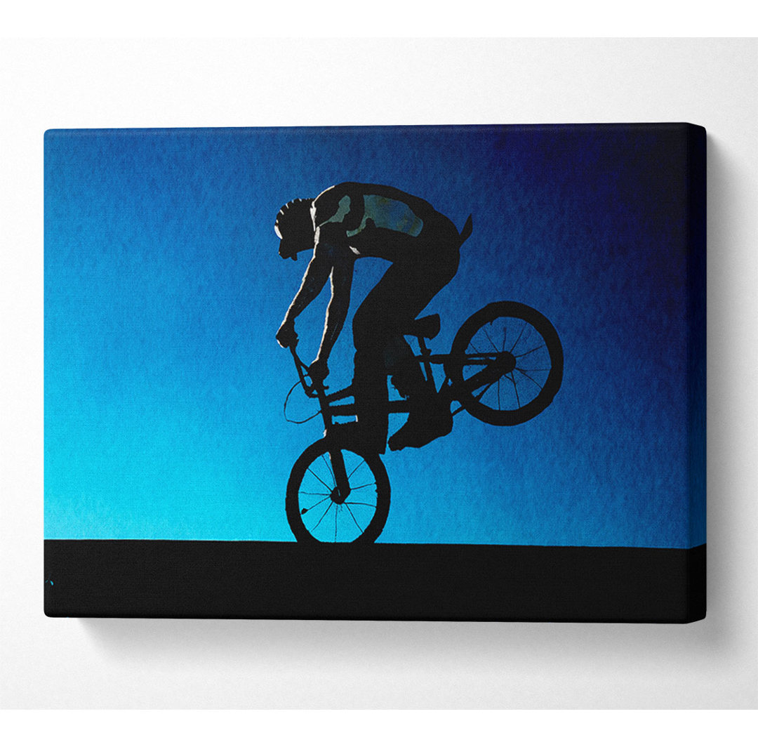 Bmx Front Wheelie - Kunstdrucke auf Leinwand