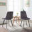 Dining Chairs Set of 2, Mid Century Modern Metal Legs, Comfortable and Stylish for Indoor Kitchen and Dining Room Use