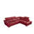 Cuir véritable rouge est en rupture de stock