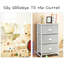 Valeriane 45cm W Metal Bedside Table