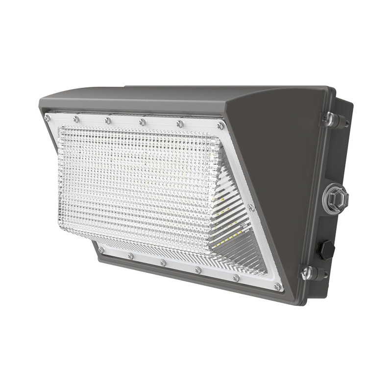 Paquet de 1 lumière murale à DEL de 160 W avec photocellule crépuscule à l'aube, lumière de sécurité extérieure imperméable IP65 de 6000 K et 6000 K pour le parc et la cour