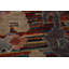 Tapis de couloir unique en coton 19 pi 5 po x 2 pi 4 po