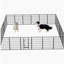 Parc pliable pour animaux 40 po - 24 panneaux, pour chiens, lapins et autres petits animaux