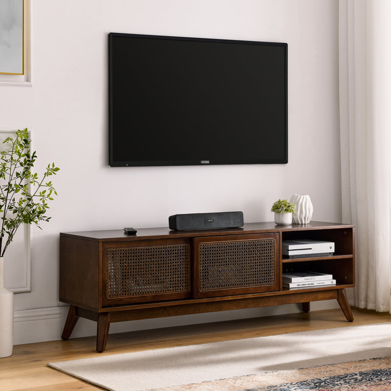 Meuble télé 59 po Mid Century Modern