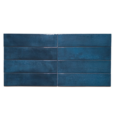 Imagine Brillo Glossy Subway Tile 2.4"x10" (32 Tiles) – Porcelain, Floor & Pool Rated
