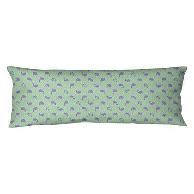 Coussin lombaire baleines