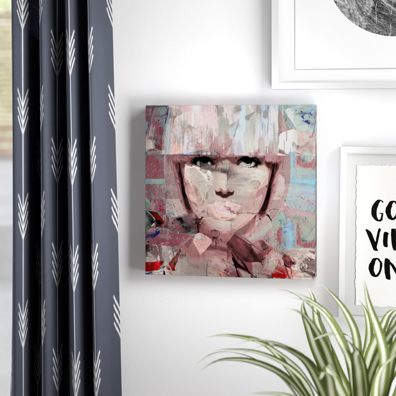 «Retro Style» par Parvez Taj, reproduction d'art sur toile, H 24 po x l 24 po x P 1,5 po
