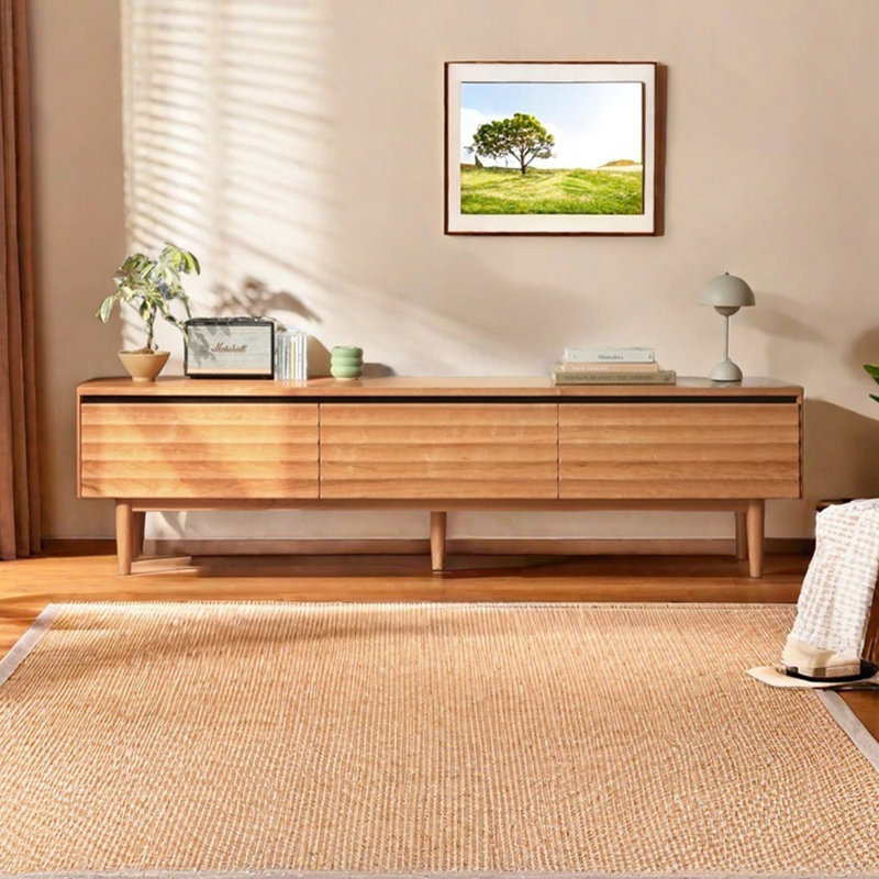 Meuble télé en bois massif Retro Home, 78.74"