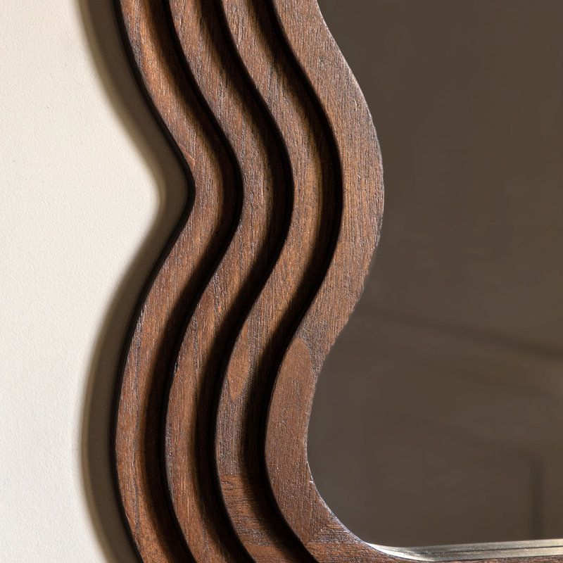 Abdouallah Wavy Mirror, 90cm x 62cm