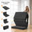 4'' Gel Memory Foam Mattress Queen Size, Portable Tri-Folding Mattress With Washable Cover, Black-1557593068-1557044977