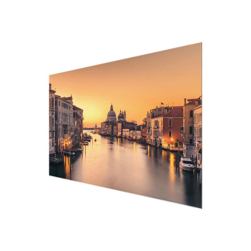 Golden Venice - Print, 31cm H x 46cm W x 1.8cm D, Canvas