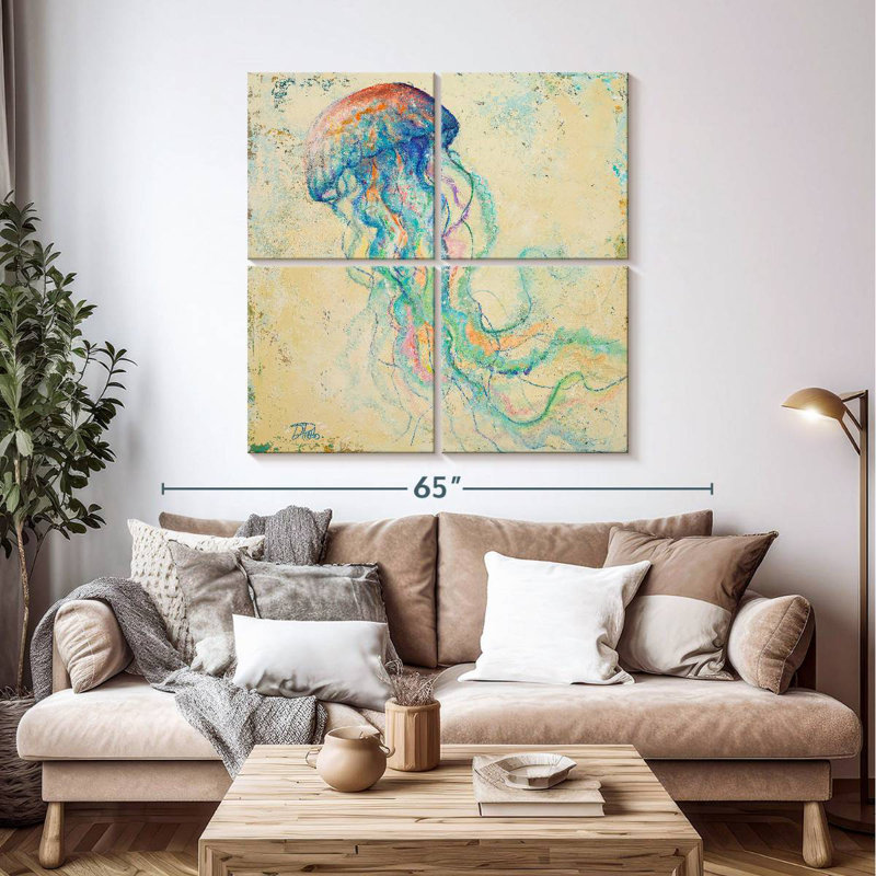 Brampt Creatures Of The Ocean I, 45" H x 45" W