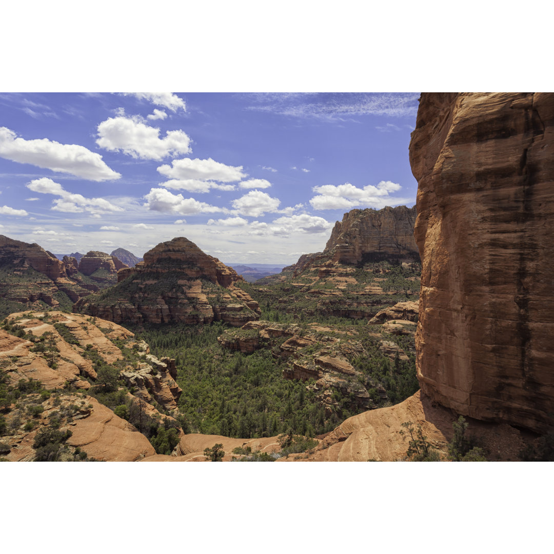 Sedona Rocky Landscape von Lordrunar - Kunstdrucke auf Leinwand