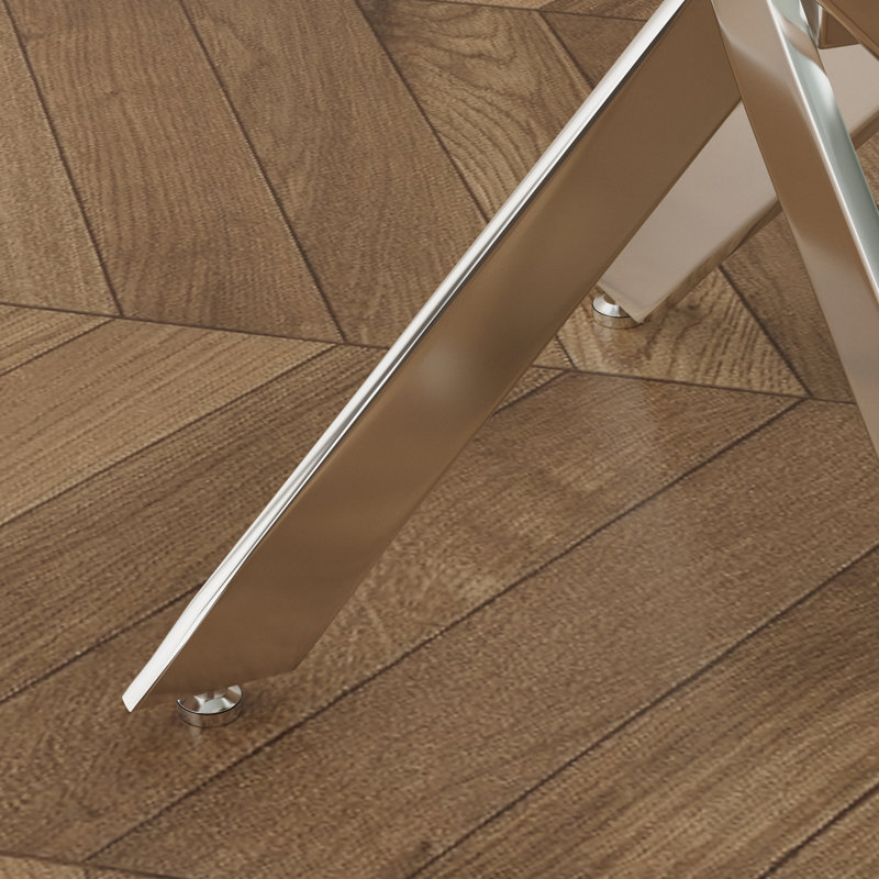 Bolderberg Stlaurent Trestle Dining Table,Modern Tempered Glass Top Dining Table,dining room table,dining tables,dinning table,dining room table