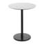 Plateau de table commercial à surface lisse avec base ronde à hauteur de barre-27686049-27686077