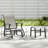 High Back Glider Dining Chair Set,Outdoor Glider