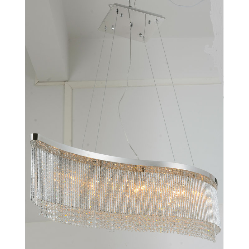 Lustre en cristal 8 lumières Darrion
