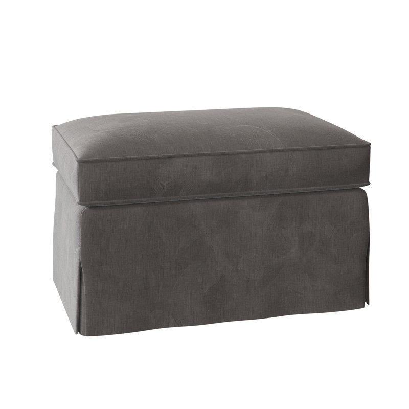 Madison Upholstered Ottoman, Aubrey Granite