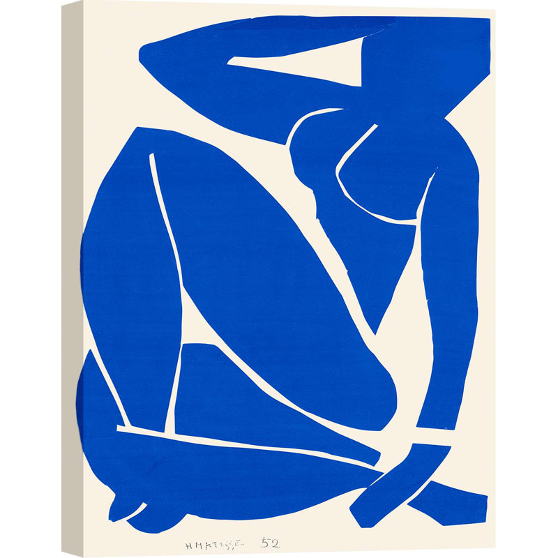 Blue Nude III by Henri Matisse - Wrapped Canvas Print, 70cm H x 50cm W