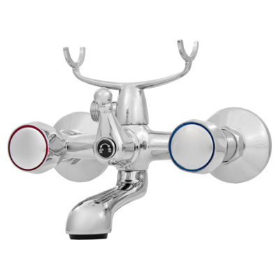 Sterner 2 Handle Wall Bath Shower Mixer Bath Filler with Diverter