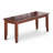 6 Piece Dinette Set Contains a Rectangle Dining Room Table with Butterfly Leaf and 4 Faux Leather Dining Chairs with a Bench, Mahogany-1255100297-1340747524-1340747527